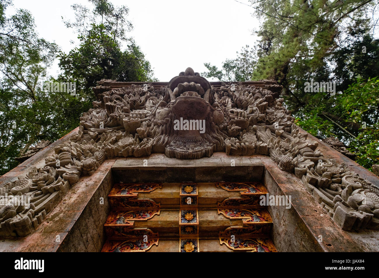 Temple Tirta Empul's Gate Banque D'Images