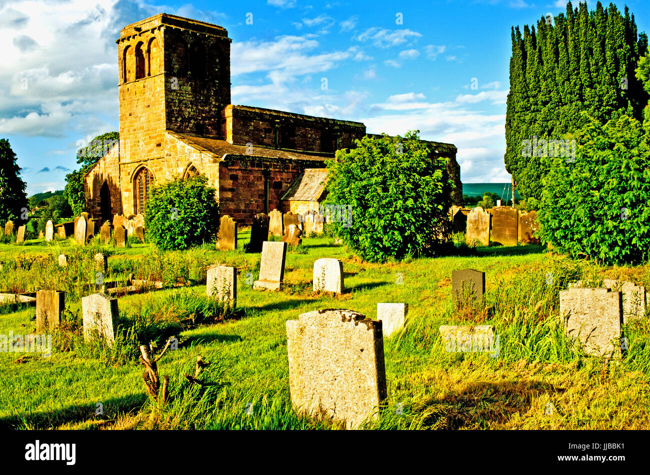L'église St Mary vierge, Leake, Yorkshire du Nord Banque D'Images