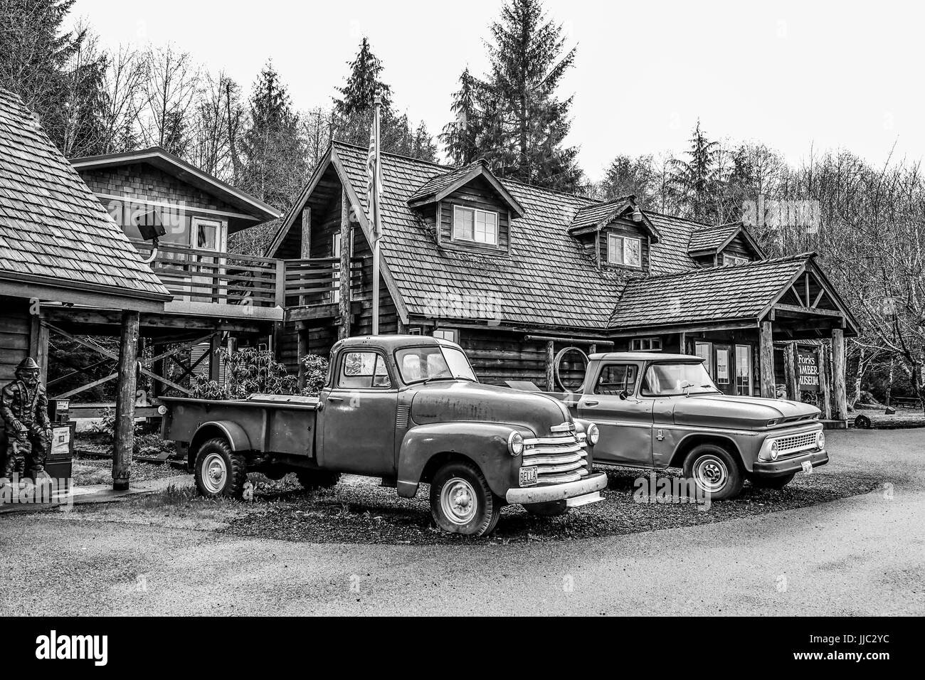 Fourches Syndicat d'avec la voiture de Bella - Twilight - Fourches - WASHINGTON - 14 AVRIL 2017 Banque D'Images