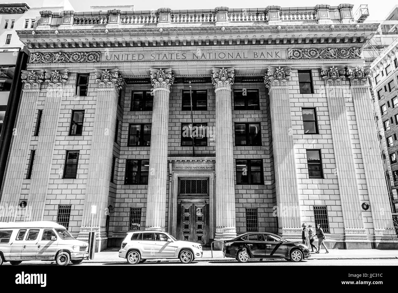 United States National Bank à Portland - Portland - OREGON - 15 avril, 2017 Banque D'Images