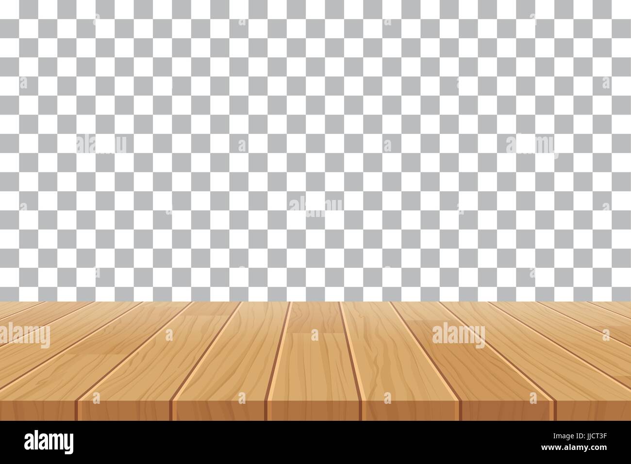 Haut de la table sur bois vecteur fond isolé Illustration de Vecteur