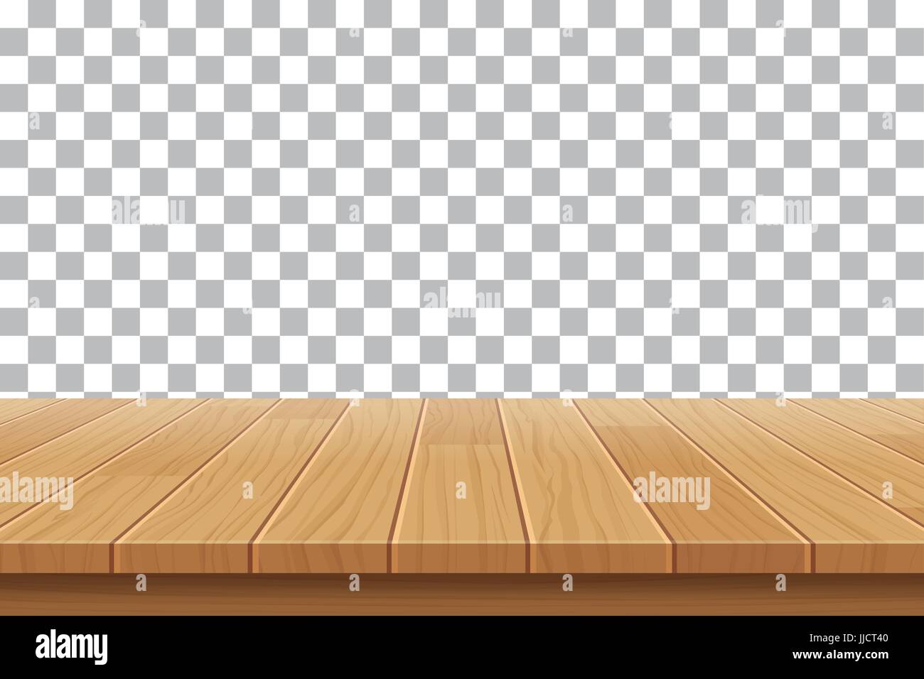 Haut de la table sur bois vecteur fond isolé Illustration de Vecteur