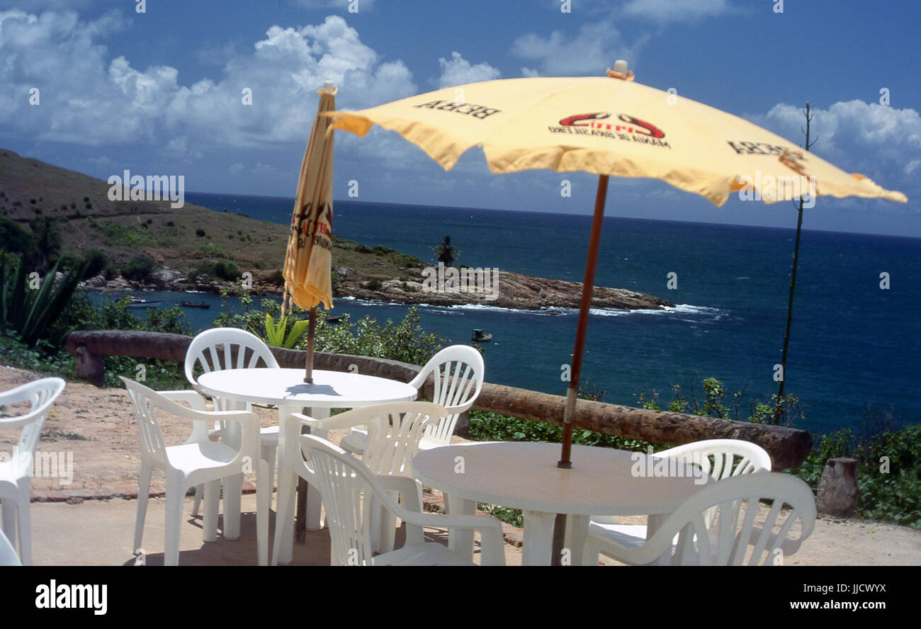 Plage des Calhetas, Cabo de Santo Agostinho, Pernambuco, Brésil. Banque D'Images