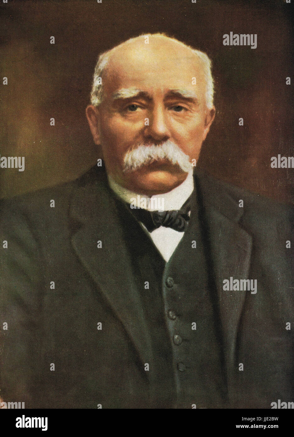 Le premier ministre français, Georges Clemenceau, Premier Ministre de la France pendant la Première Guerre mondiale Banque D'Images