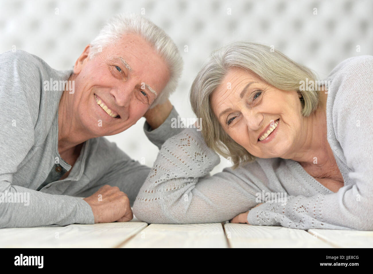 Portrait of a happy senior couple Banque D'Images