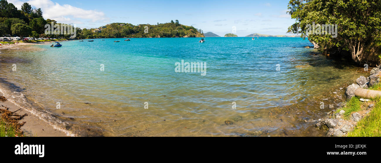 Lagune de la mer en Nouvelle-Zélande Banque D'Images