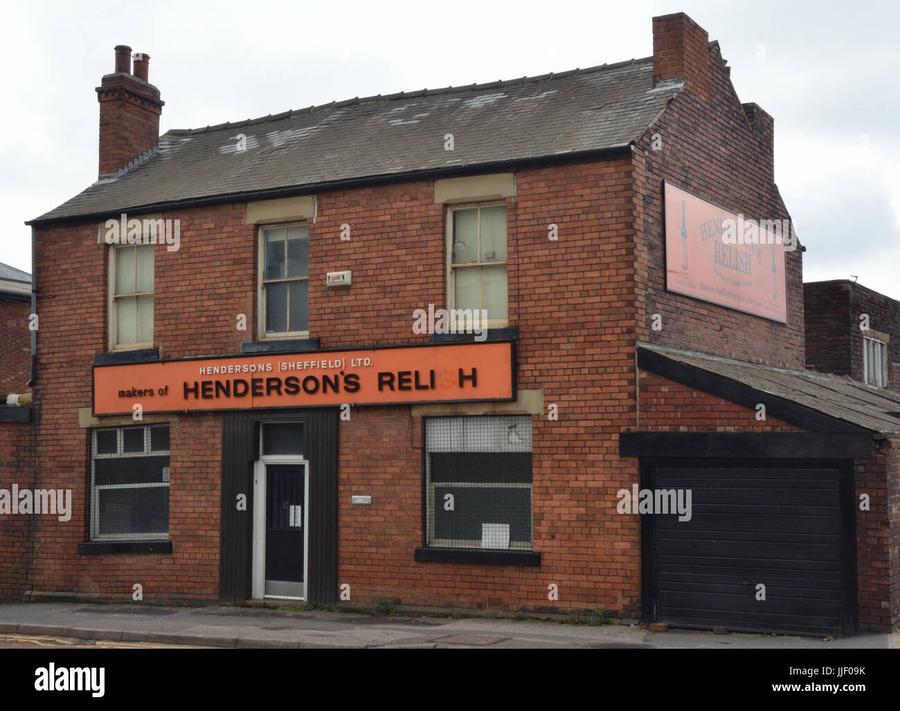 Henderson's Relish ancienne usine de Sheffield, Royaume-Uni l'Europe. Banque D'Images