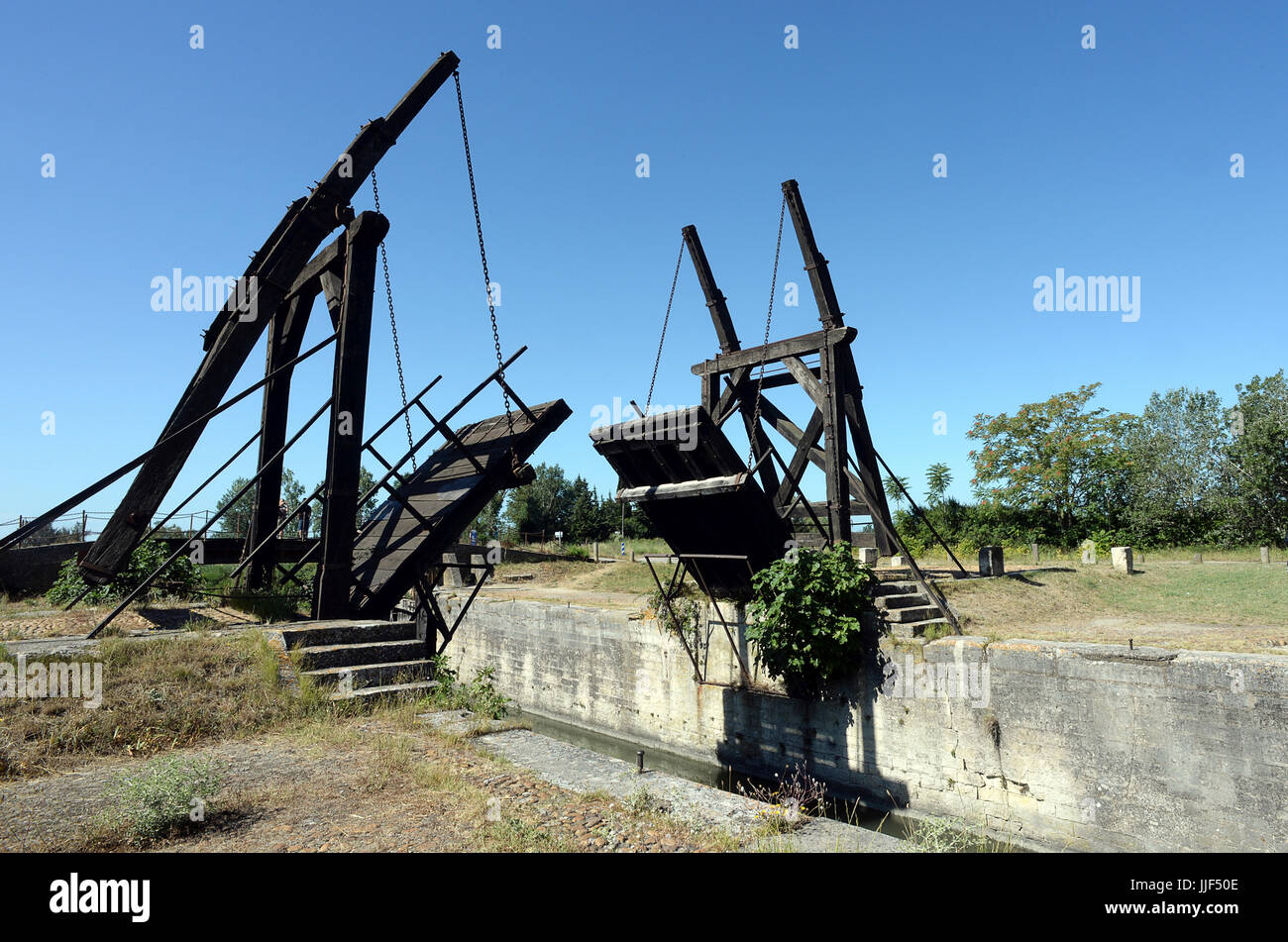 France, Bouches du Rhone 13, Arles, Pont Van Gogh, Arles. Banque D'Images