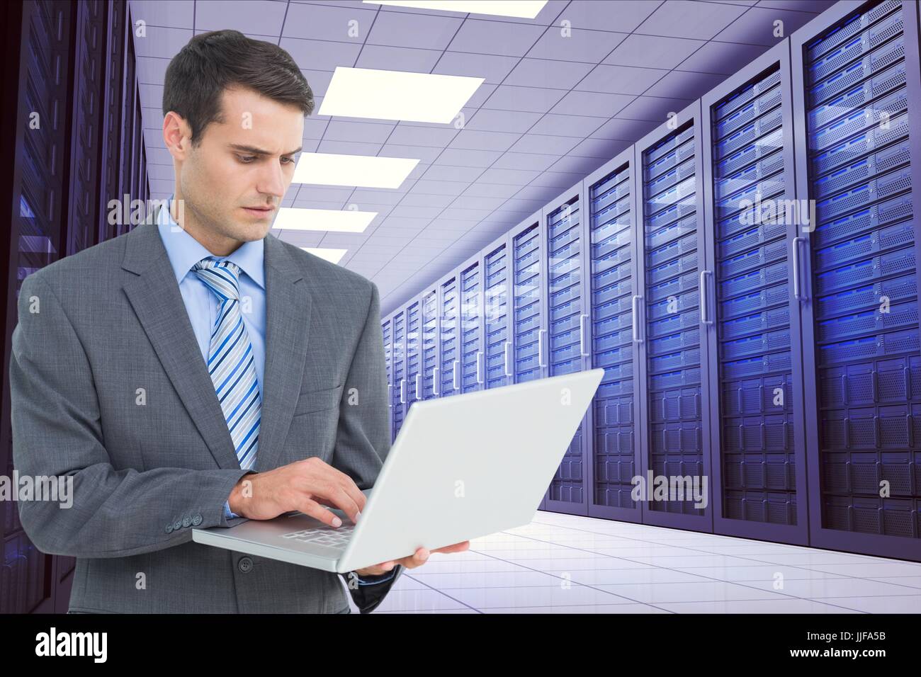 Centre de données composite numérique Banque D'Images