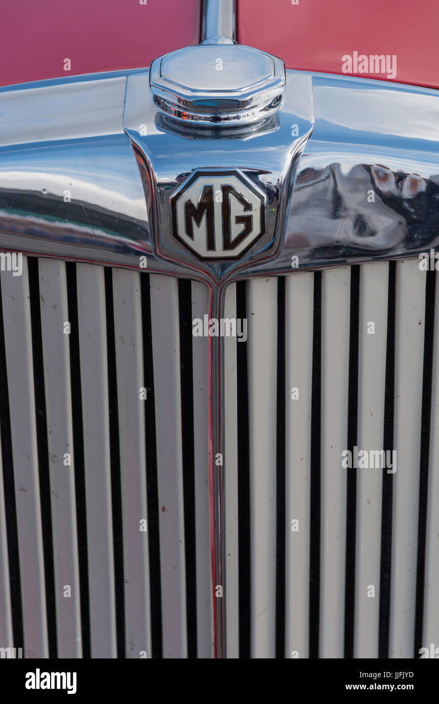 Voiture de sport MG vintage Banque D'Images