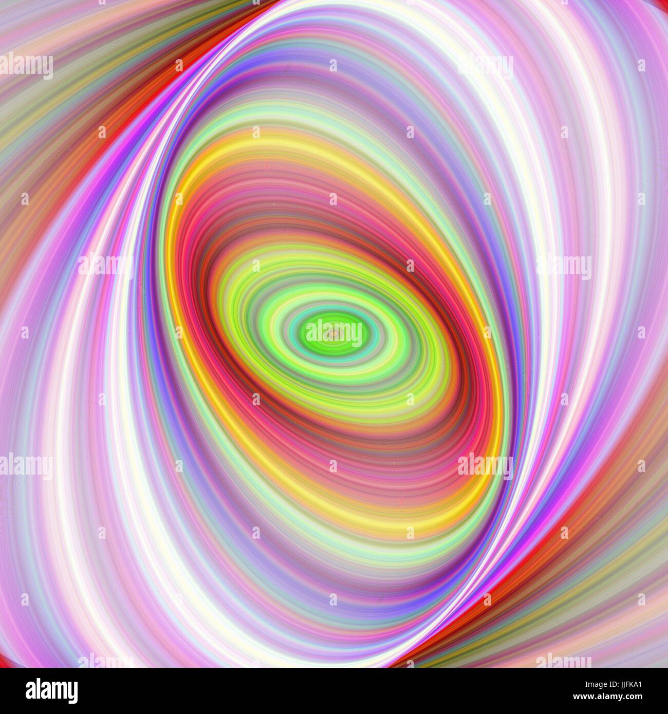 Fractal Art fond elliptique multicolores Illustration de Vecteur