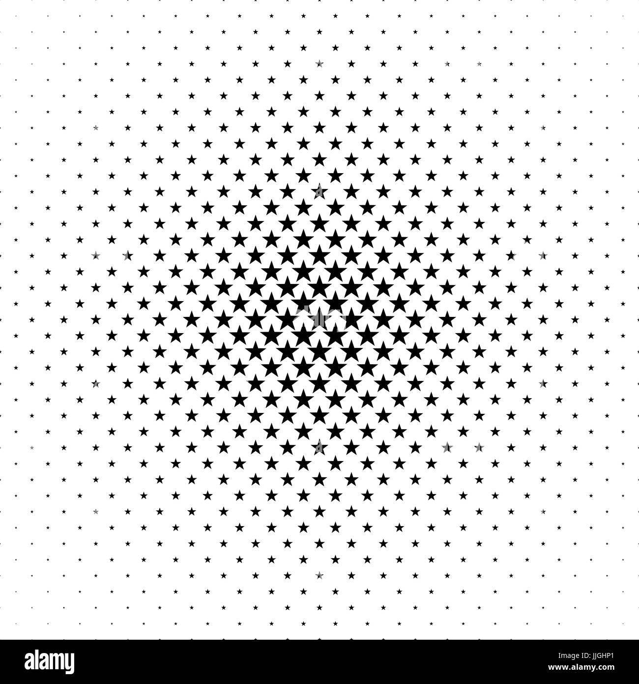 Pentagramme étoile monochromatique - abstract vector background design Illustration de Vecteur