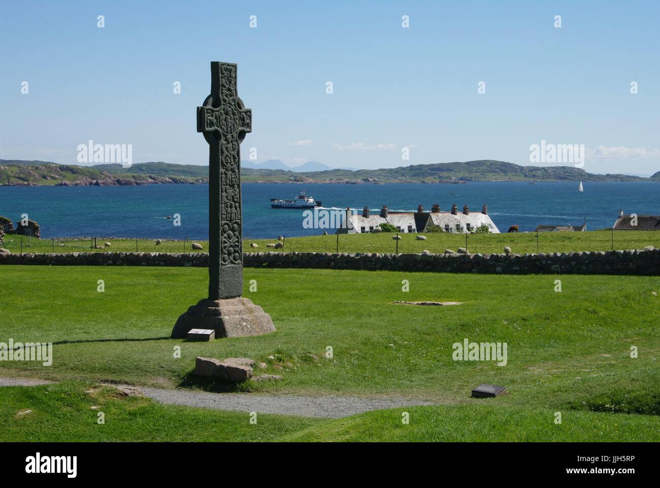 L'Abbaye d'Iona, Argyll and Bute, Ecosse Banque D'Images