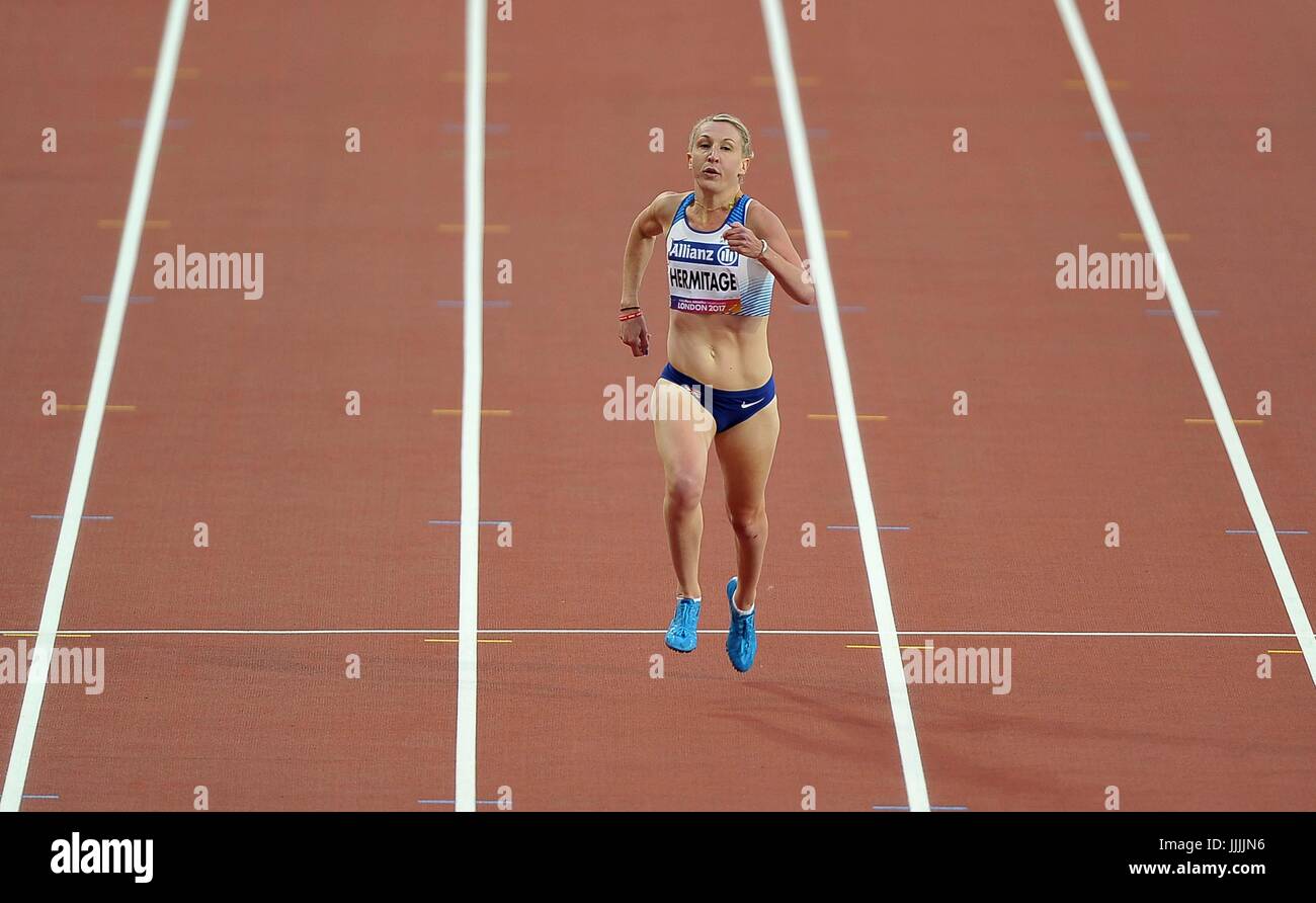 Stratford, au Royaume-Uni. Jul 20, 2017. Ermitage de Georgie (GBR), Womens 400m T37 final. Championnats du monde Para athlétisme. Stade olympique de Londres. Queen Elizabeth Olympic Park. Stratford. Londres. UK. 20/07/2017. Credit : Sport en images/Alamy Live News Banque D'Images