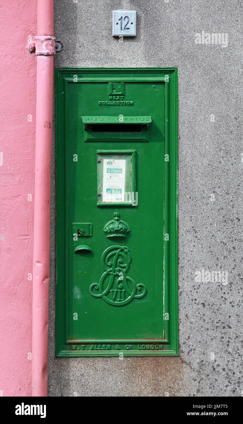 Edward VII postbox à Skibbereen Banque D'Images