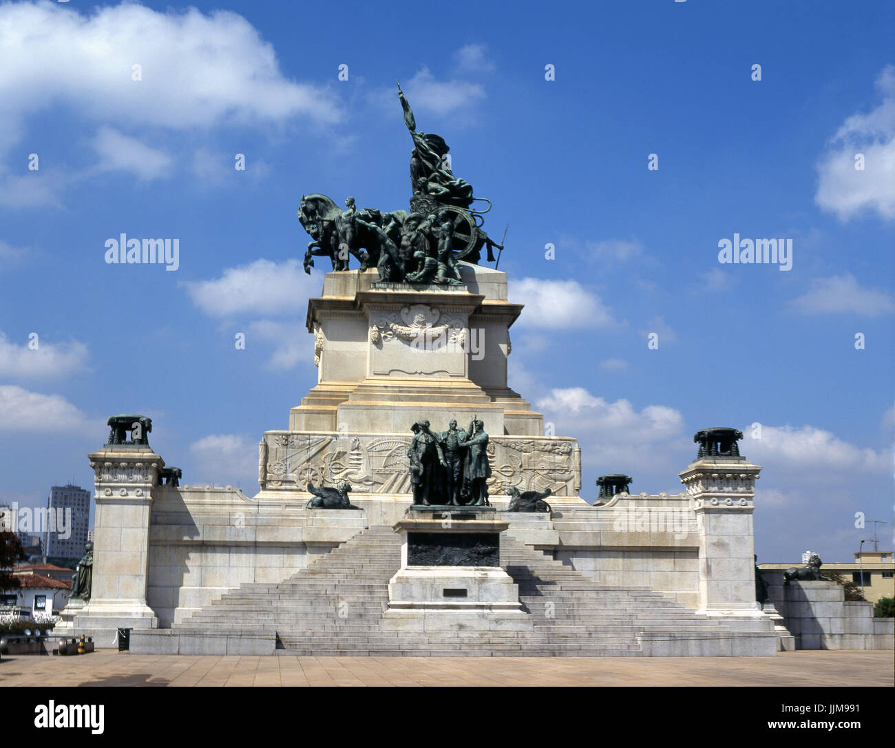 Monument à l'indépendance ou la mort, de l'indépendance, Musée de l'Ipiranga, São Paulo, Brésil Banque D'Images