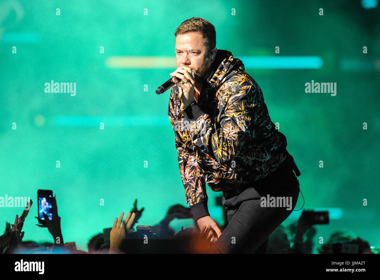 IHeartRadio 2017 (MMVA Much Music Video Awards) Show (sur scène) à CTV. En vedette : Imagine Dragons, Dan Reynolds Où : Toronto, Ontario, Canada Quand : 19 Juin 2017 Crédit : Dominic Chan/WENN.com Banque D'Images