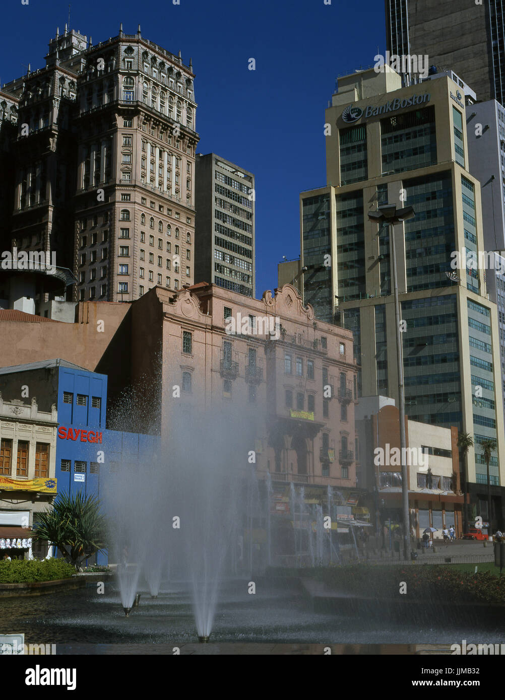 Vale do Anhangabaú, Sao Paulo, Brésil Banque D'Images