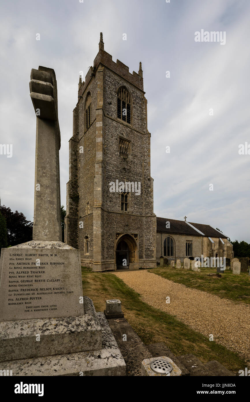 L'église St Mary vierge à Holme next la mer à Norfolk Banque D'Images