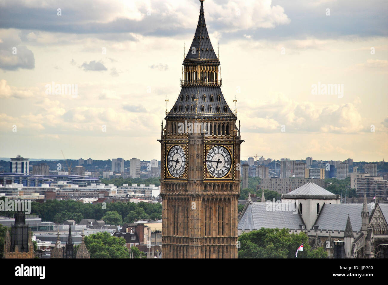 Big Ben (Tour de l'horloge), Londres, Angleterre, Royaume-Uni Banque D'Images