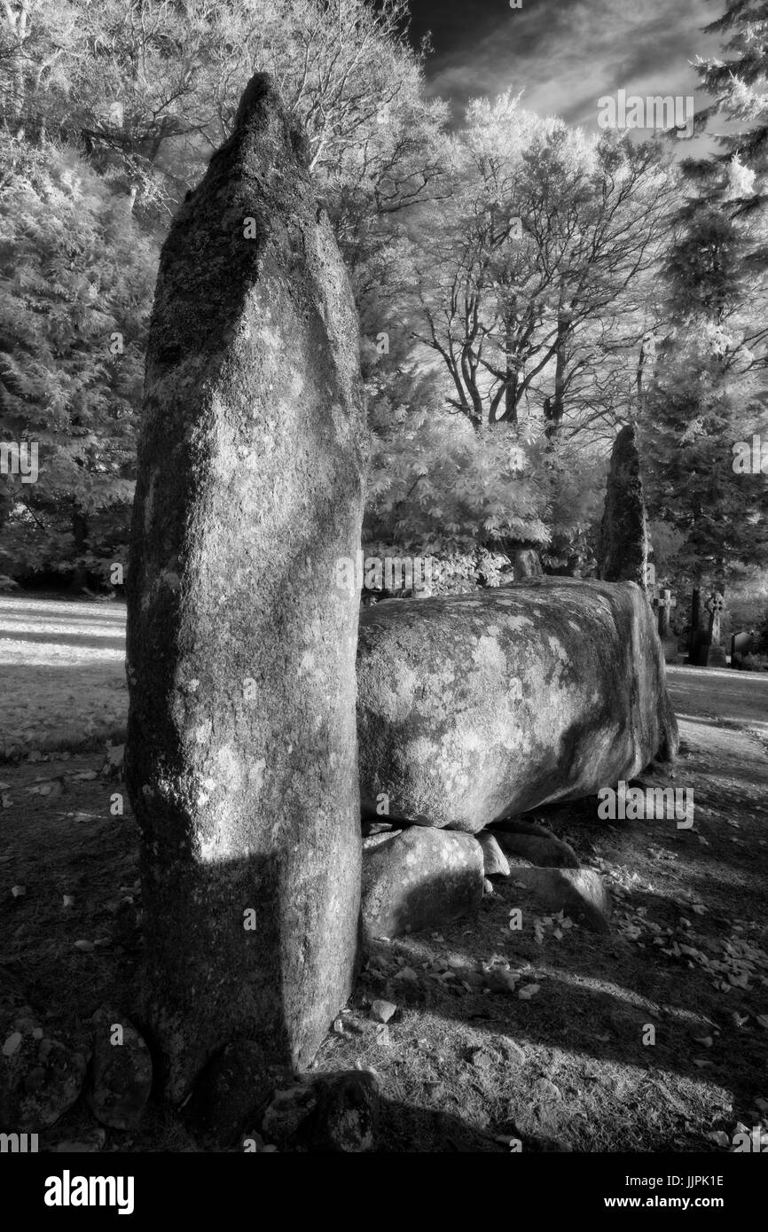 Midmar Kirk Stone Circle dans l'Aberdeenshire. Banque D'Images