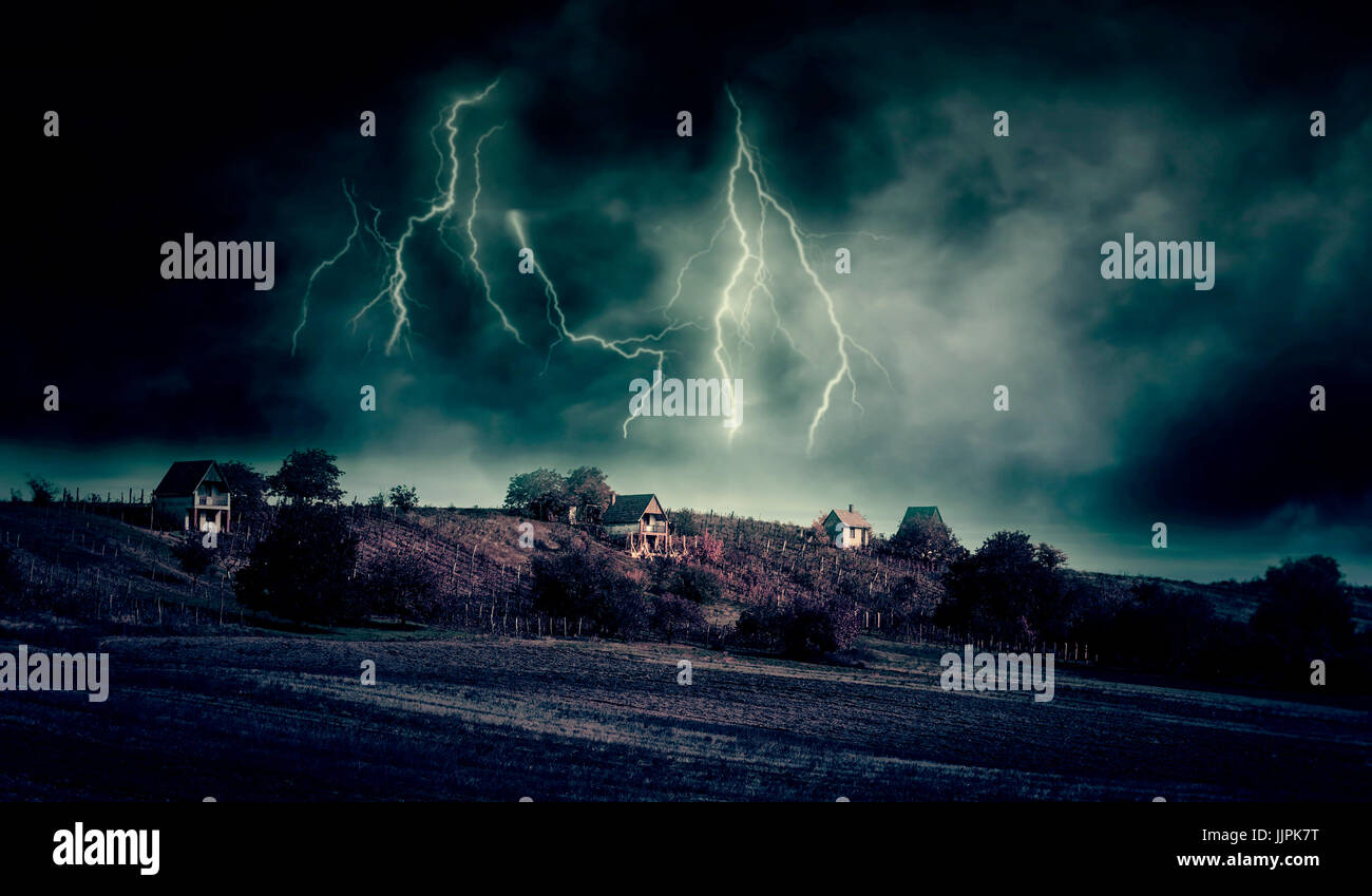 Cas d’orage Banque D'Images