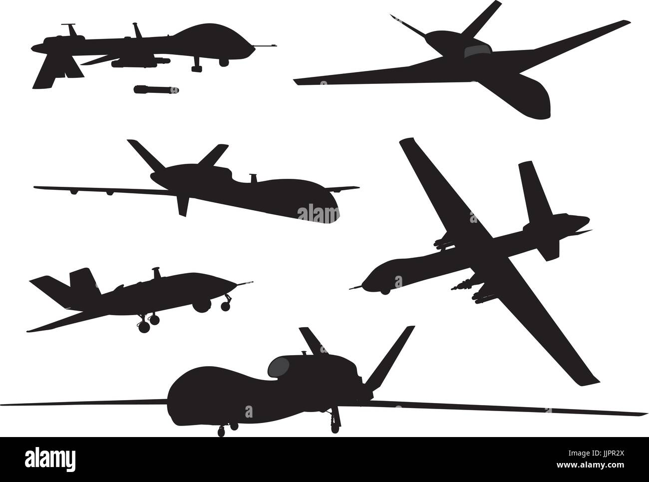 Arme. Jeu de drones Illustration de Vecteur