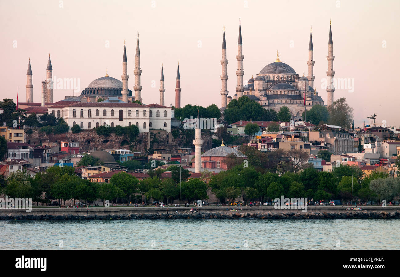 La Mosquée Bleue, Aya sofia et peu d'Aya sofia Mosque , Istanbul - Turquie Banque D'Images