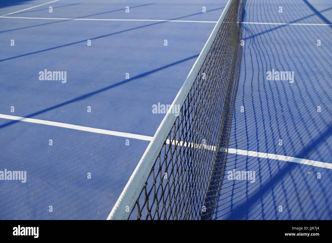 Tennis bleu sports et modes de scène. Banque D'Images