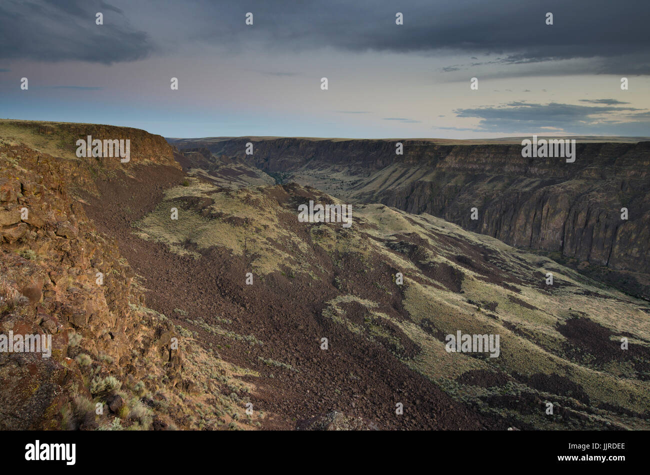 Owyhee River Canyon Sunset Oregon Banque D'Images