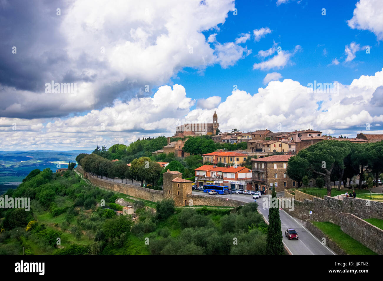 Des scènes de rue et des images de paysage de Toscane, Italie Banque D'Images