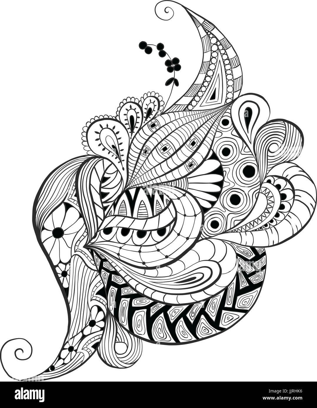 Vector illustration of abstract decorative doodles Illustration de Vecteur