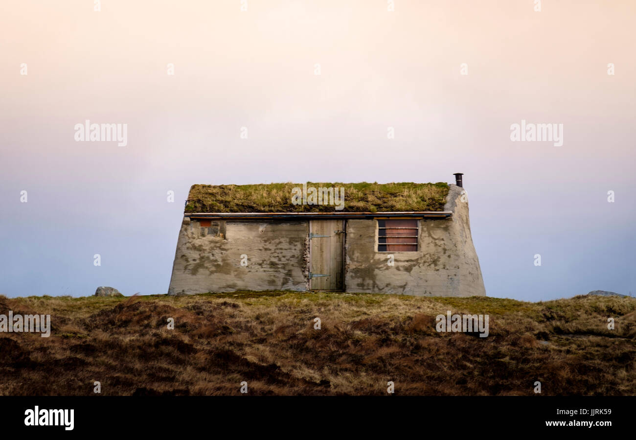 LEWIS ET HARRIS, SCOTLAND - CIRCA AVRIL 2016 : Chambre dans les îles de Lewis et Harris en Ecosse.. Banque D'Images