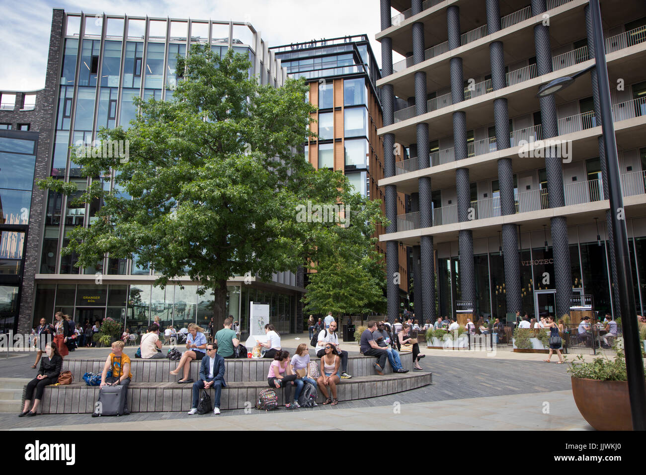 Pancras Square, Kings Cross, London Banque D'Images