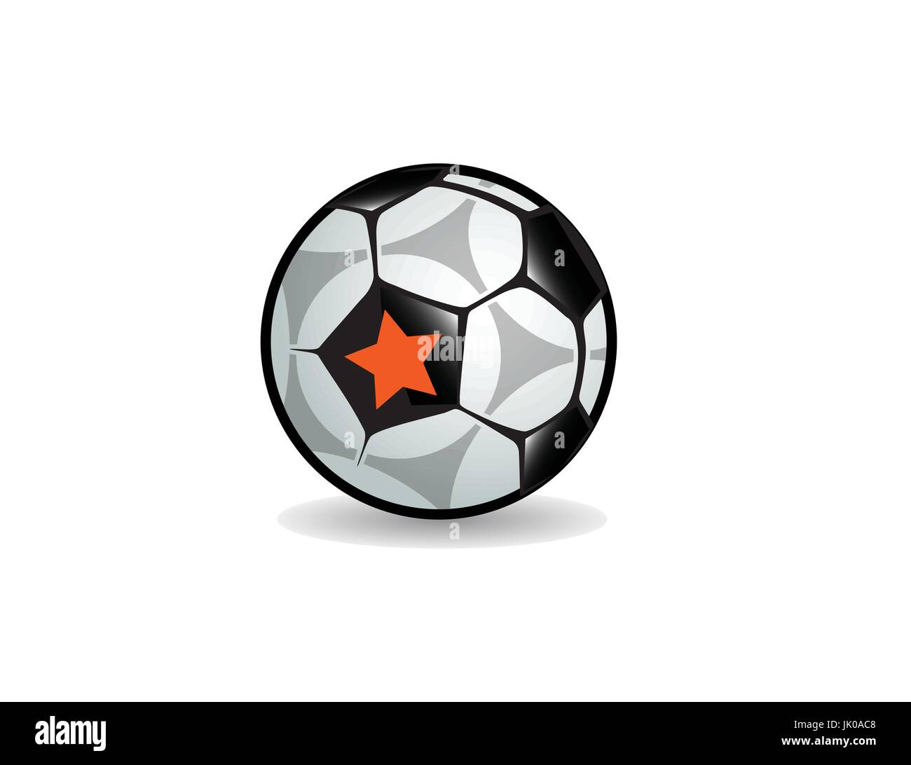 American soccer, la coupe du monde de football européen pro ball logo icône graphique Illustration de Vecteur