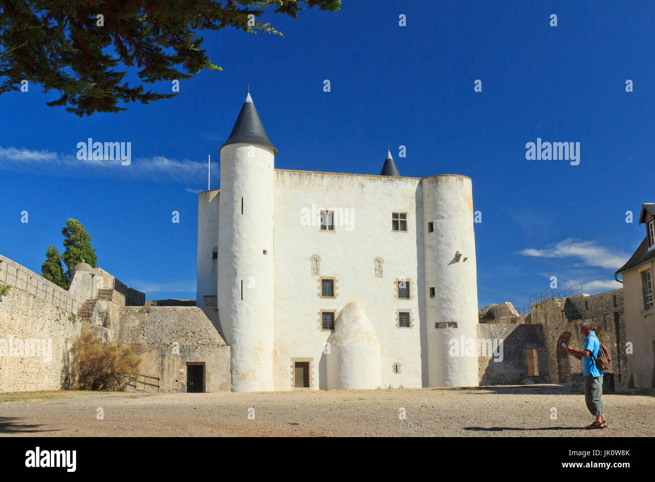 France, Vendée (85), île de Noirmoutier, Noirmoutier-en-lÎle, le château // France, Vendée, île de Noirmoutier, Noirmoutier-en-lIle, le château Banque D'Images