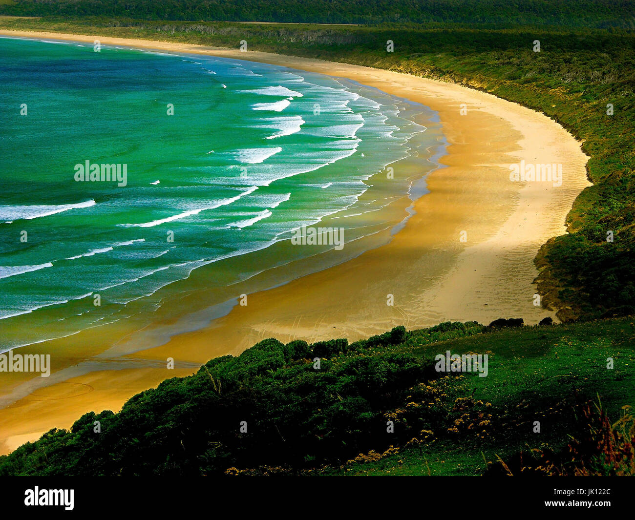 La NOUVELLE ZELANDE, Tautuku Bay, États-Unis - Tautuku Bay Banque D'Images