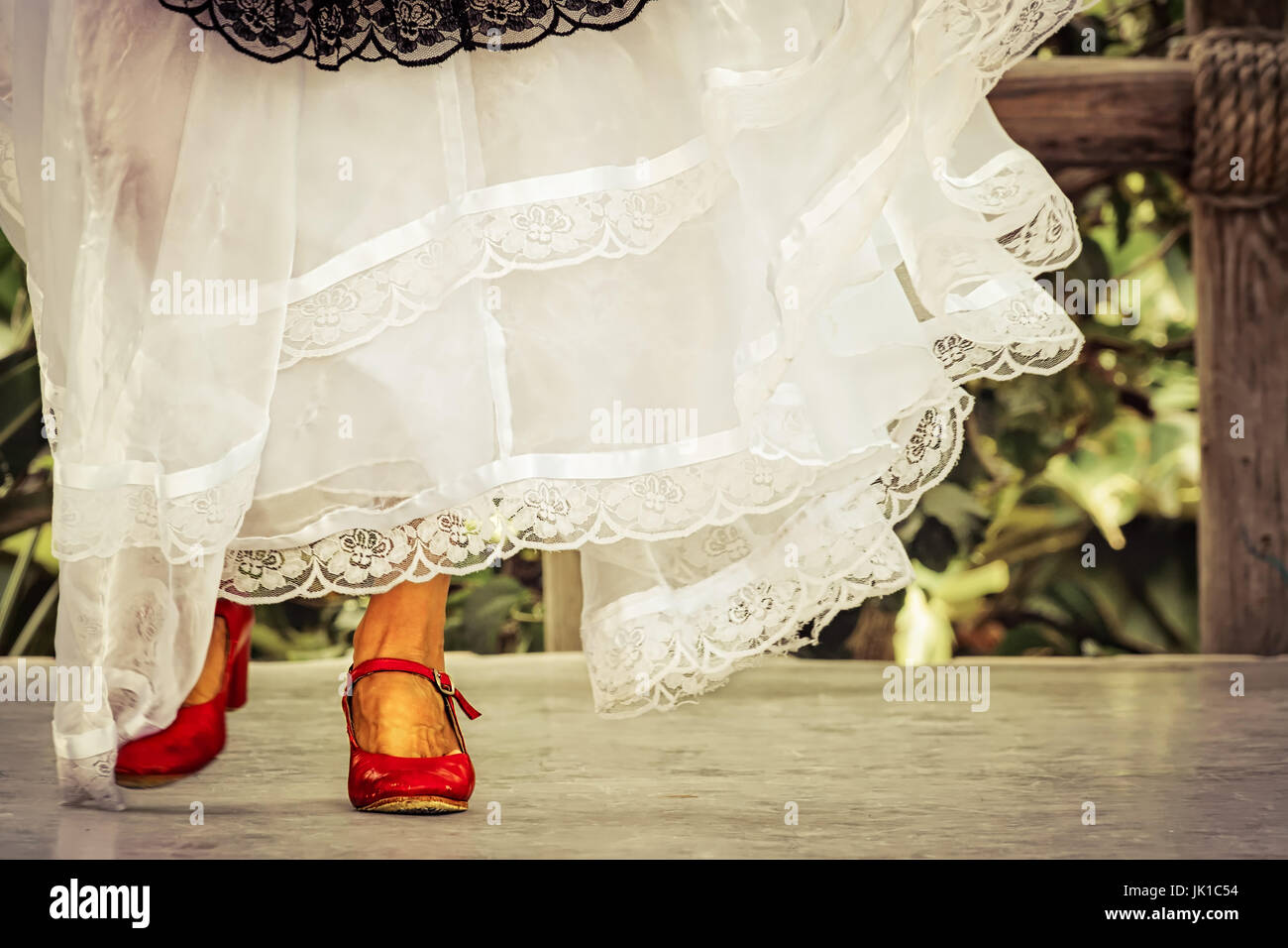 Un danseur traditionnel mexicain à San Diego, Californie. Banque D'Images