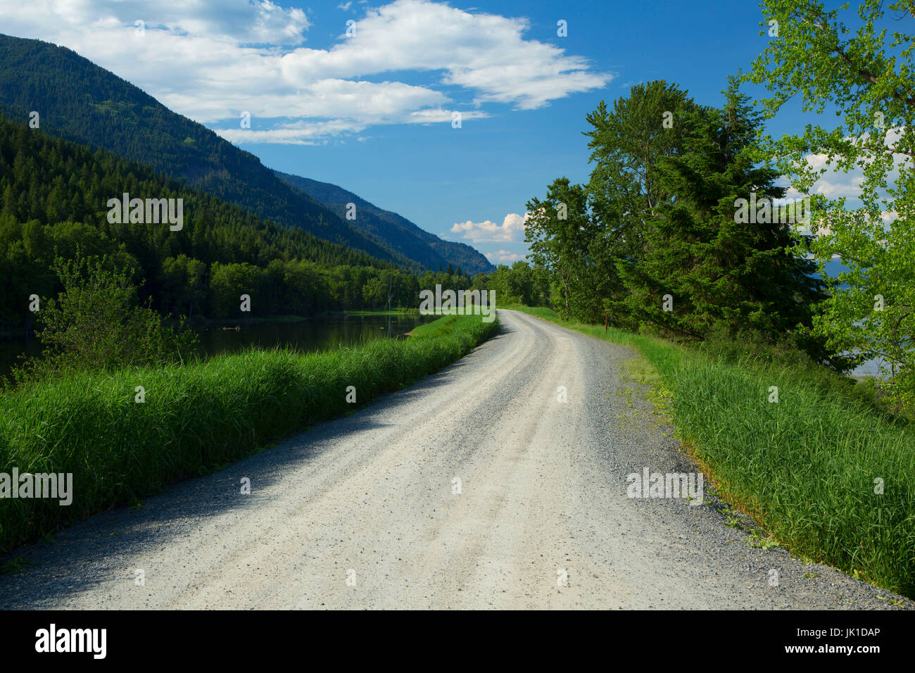 Tour Auto Road, Kootenai National Wildlife Refuge, New York Banque D'Images