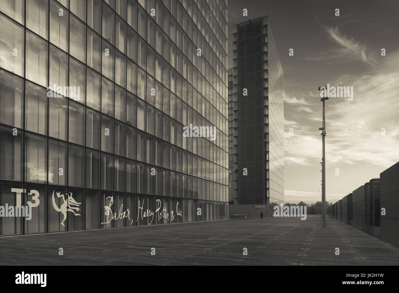 France, Paris, François-Mitterrand, la Bibliothèque Nationale de France, matin Banque D'Images