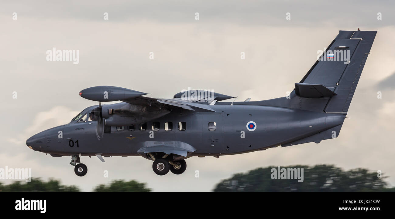 Let 410 de la Force aérienne slovène vu au 2017 Royal International Air Tattoo à Fairford de la RAF dans le Gloucestershire. Banque D'Images