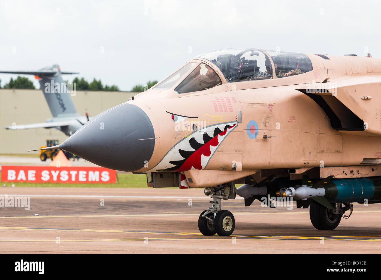 Tornado Gr.4 de la Royal Air Force voir au 2017 Royal International Air Tattoo à Fairford Royal Air Force dans le Gloucestershire - le plus grand mil Banque D'Images