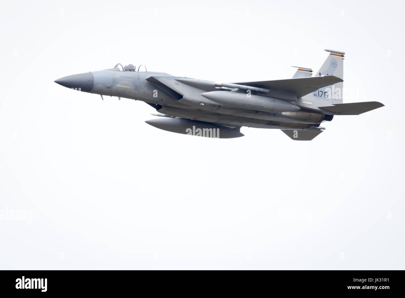 McDonnell Douglas F-15 Eagle passage aérien International Air Tattoo à Fairford 2017 Banque D'Images