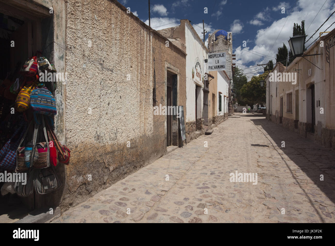 Argentine, Province de Jujuy, Quebrada de Humahuaca, canyon, Humamuaca détails de rue Banque D'Images
