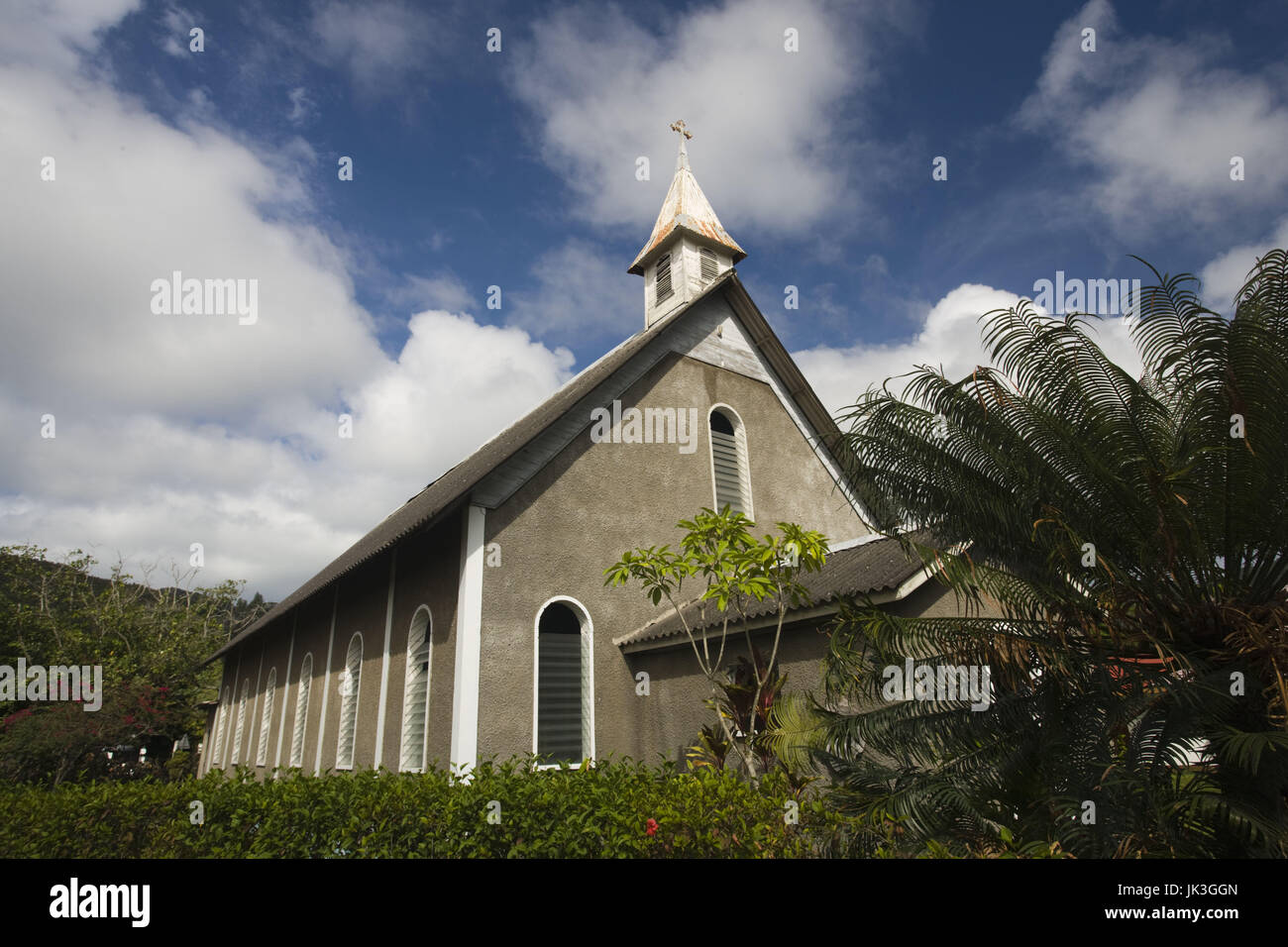 Grand anse village seychelles Banque de photographies et d’images à