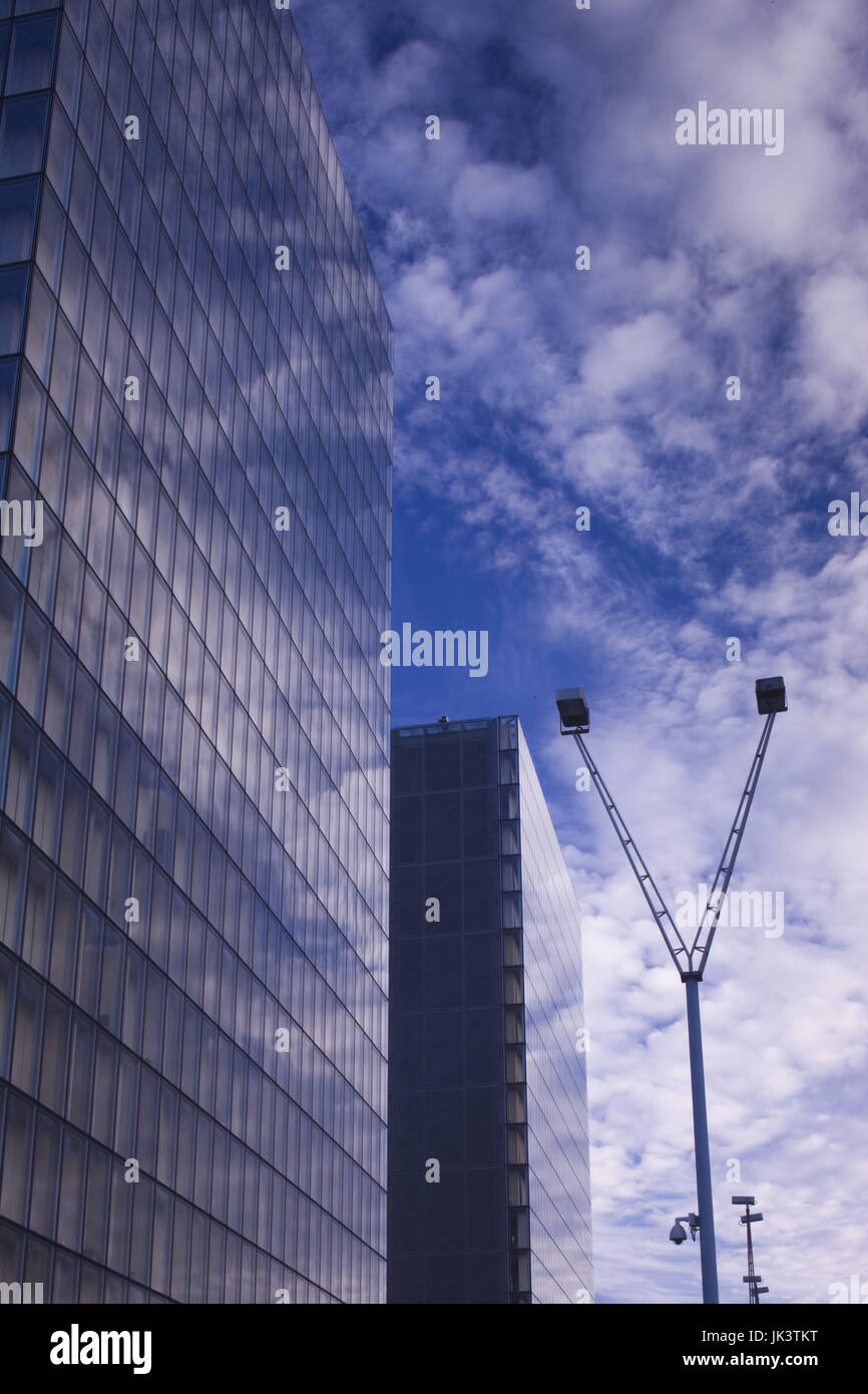 France, Paris, François-Mitterrand, la Bibliothèque Nationale de France, matin Banque D'Images