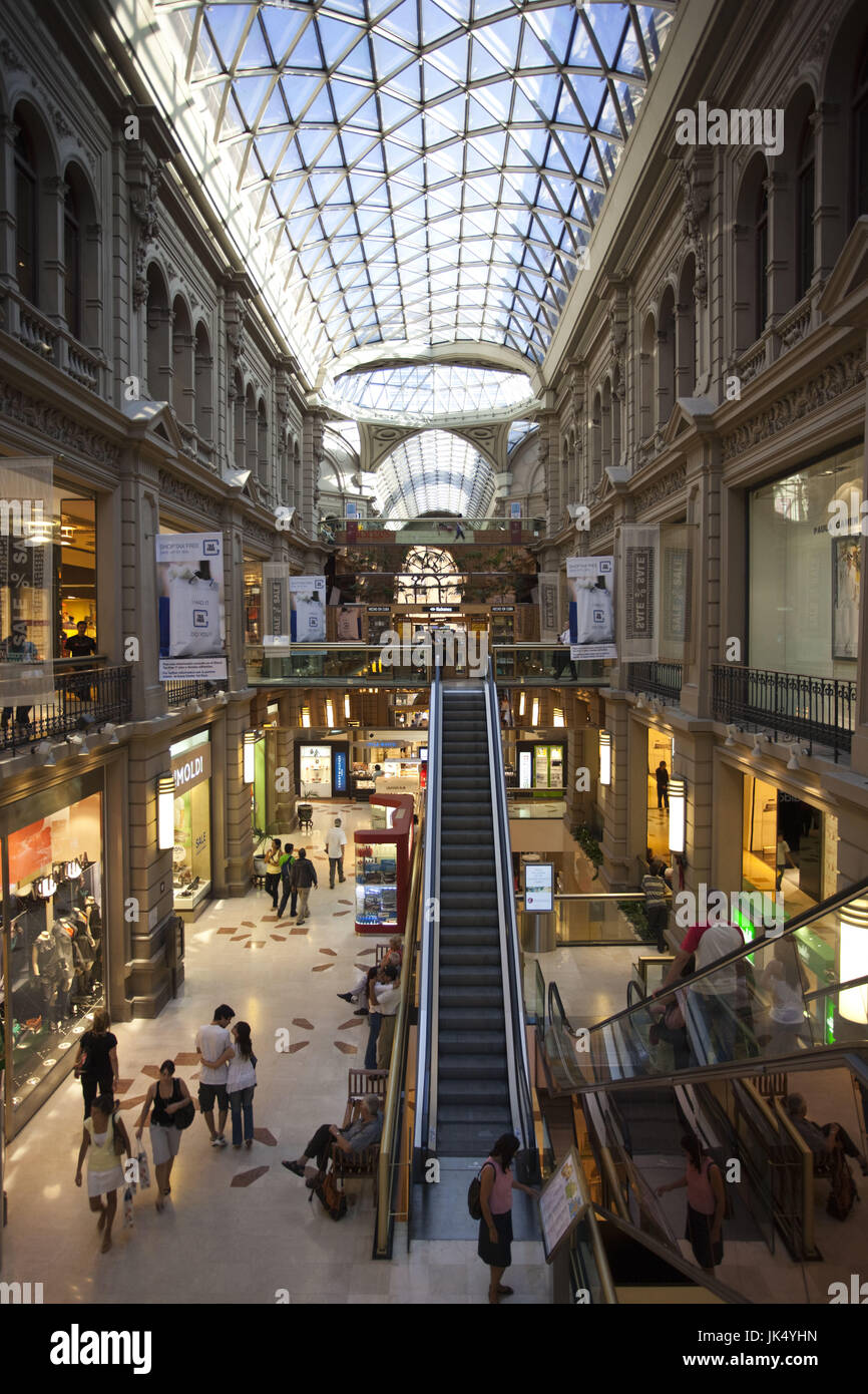 L'ARGENTINE, Buenos Aires, le centre commercial Galerias Pacifico, de l'intérieur Banque D'Images