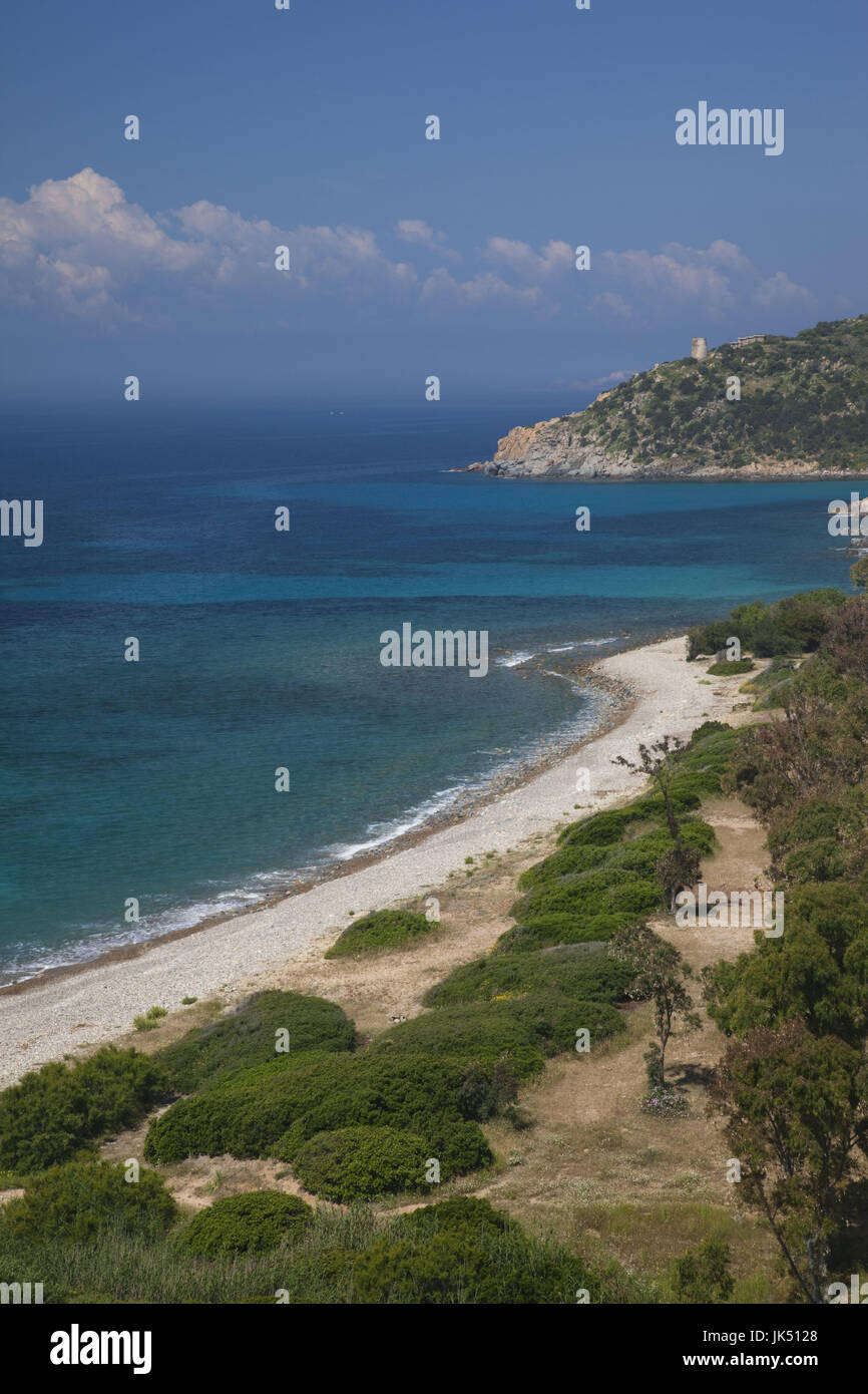 Italie, Sardaigne, région Sarrabus, Capitana, côte sud-est Banque D'Images