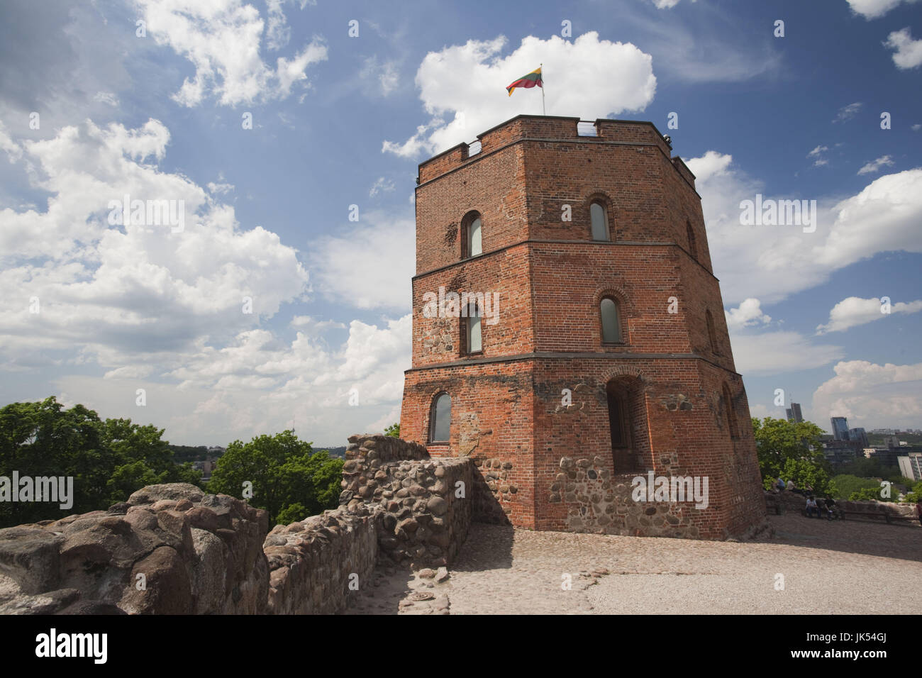 La Lituanie, Vilnius, la colline de Gediminas, Gedimino Tower Photo