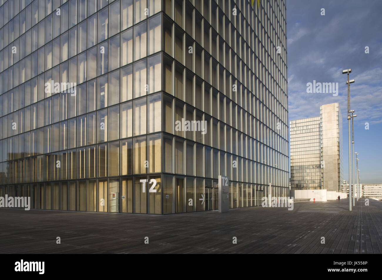 France, Paris, François-Mitterrand, la Bibliothèque Nationale de France, matin Banque D'Images